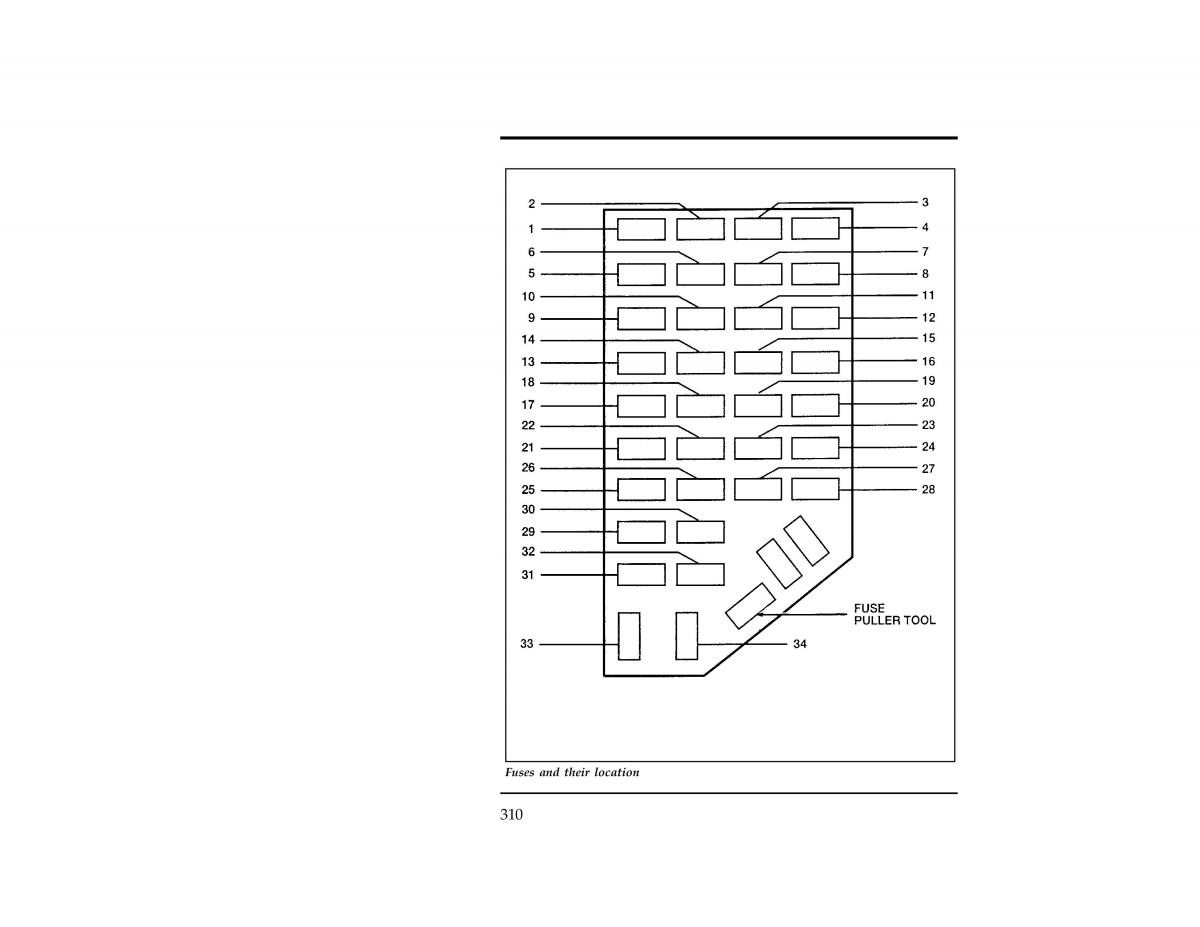 Ford Ranger owners manual / page 309