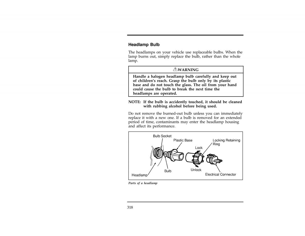 Ford Ranger owners manual / page 317