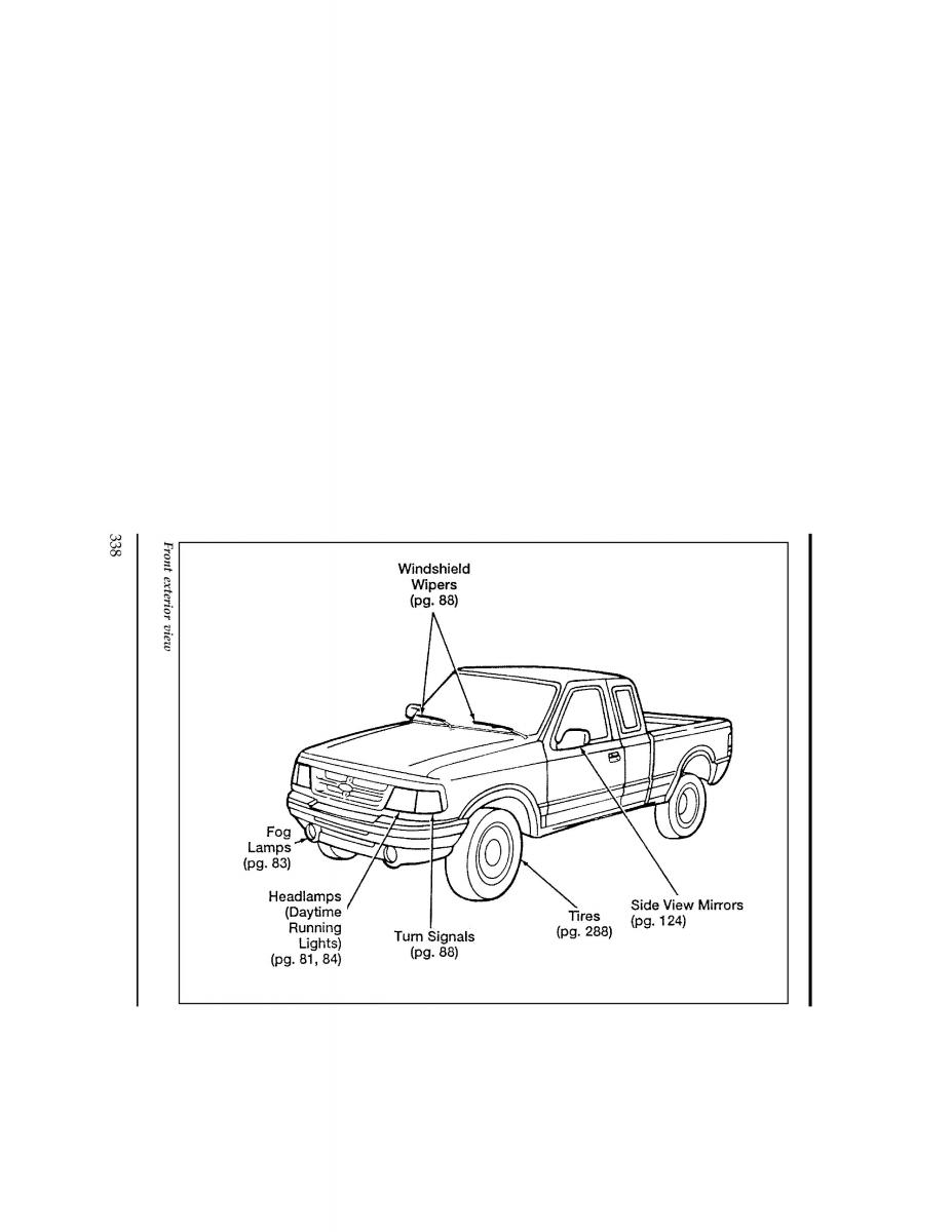 Ford Ranger owners manual / page 337