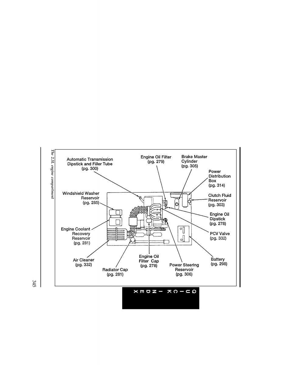 Ford Ranger owners manual / page 344