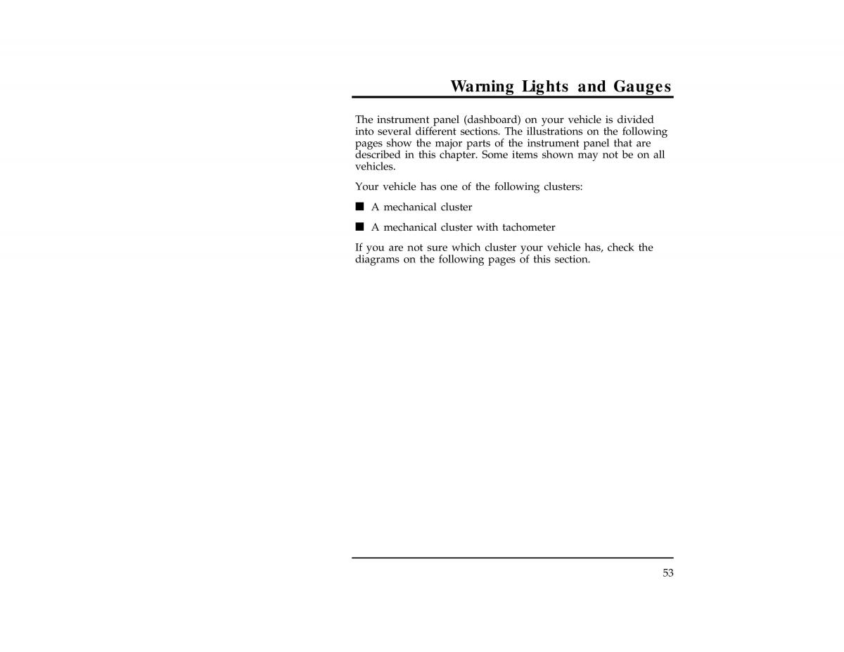 Ford Ranger owners manual / page 54