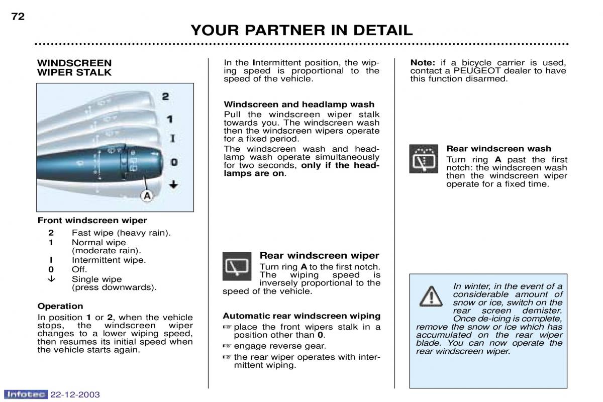 Peugeot Partner I 1 owners manual / page 63