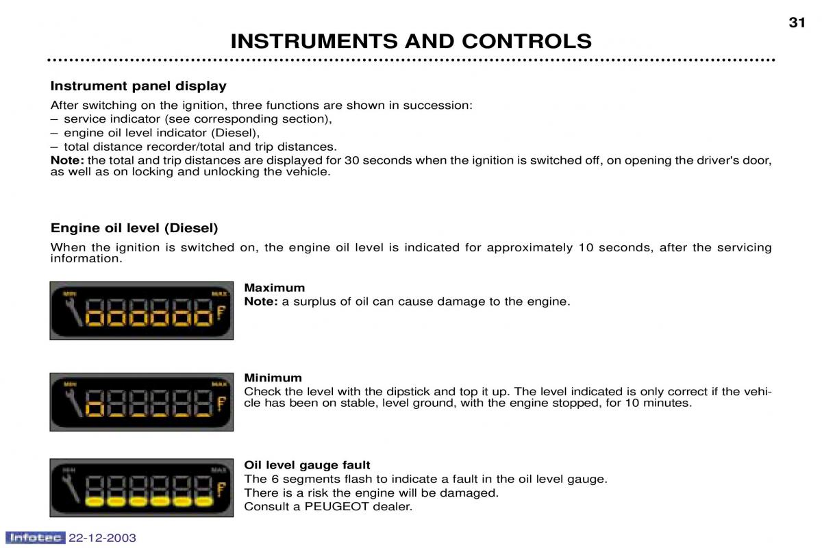 Peugeot Partner I 1 owners manual / page 27