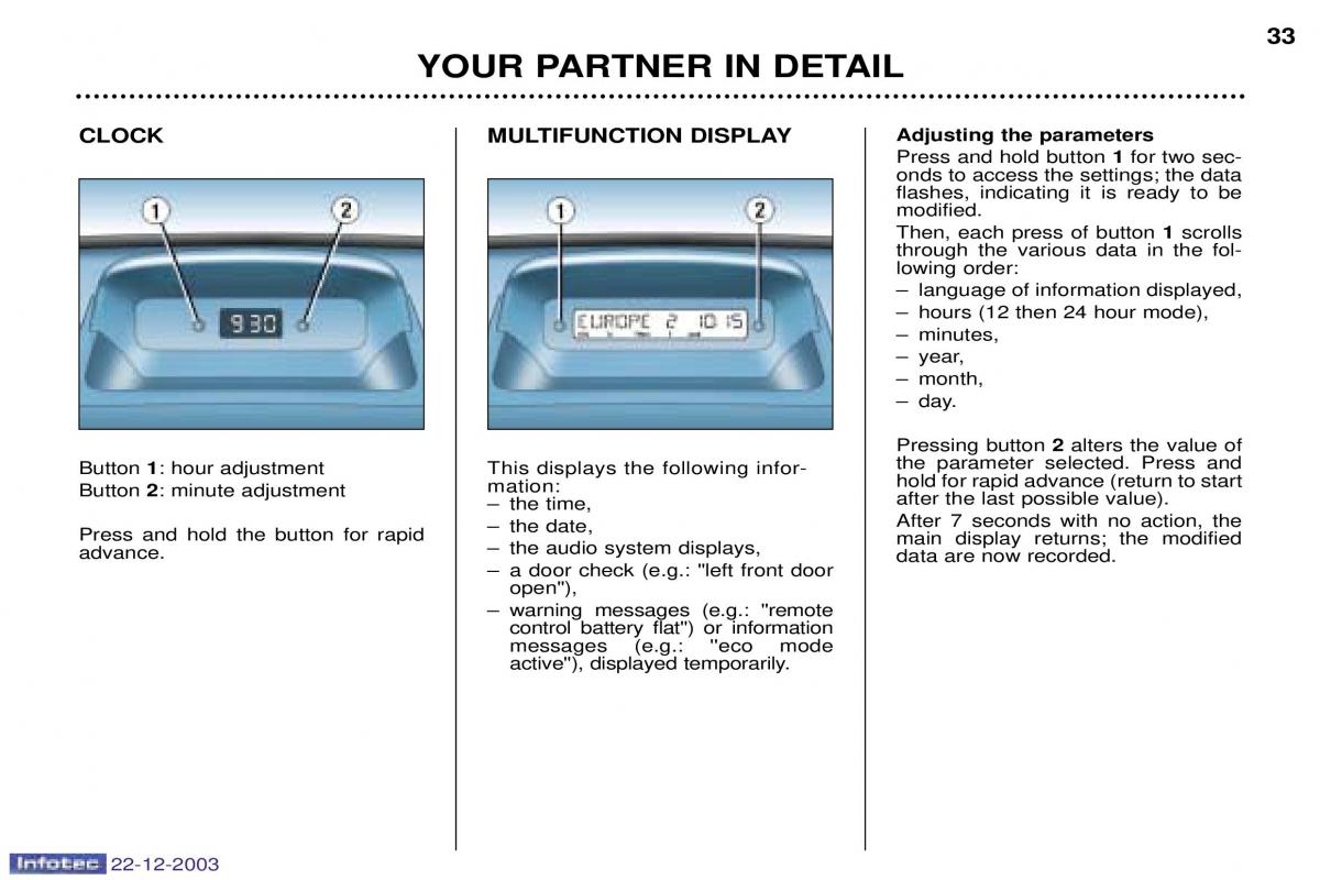 Peugeot Partner I 1 owners manual / page 29