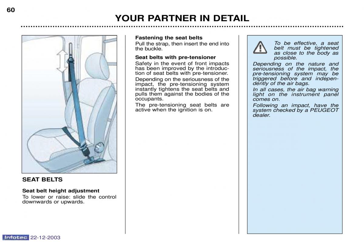 Peugeot Partner I 1 owners manual / page 47