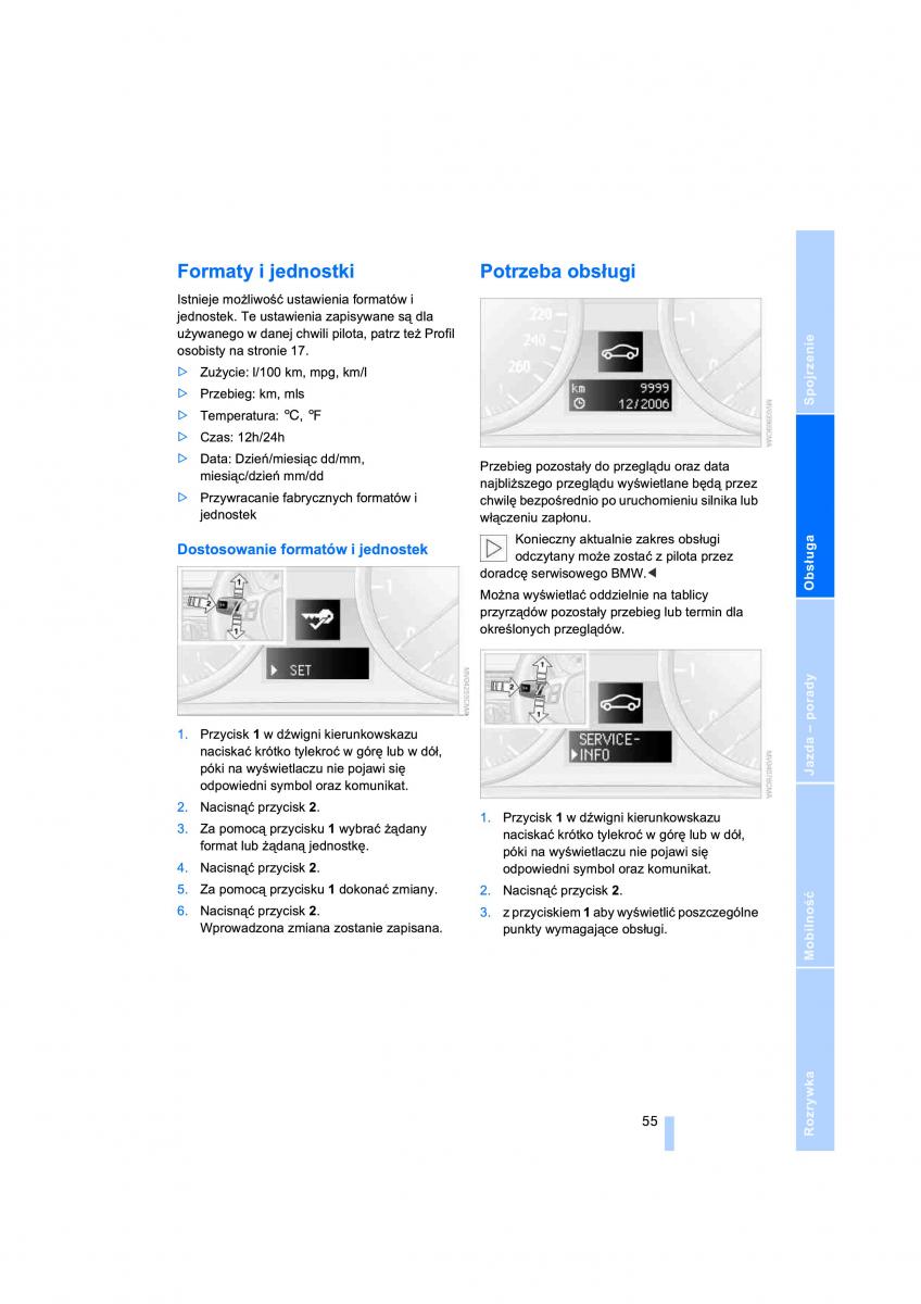 BMW 3 E91 instrukcja obslugi / page 57