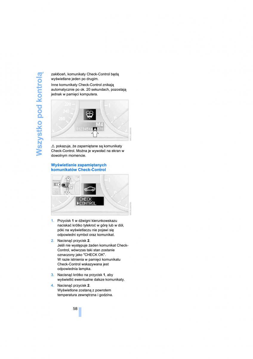 BMW 3 E91 instrukcja obslugi / page 60