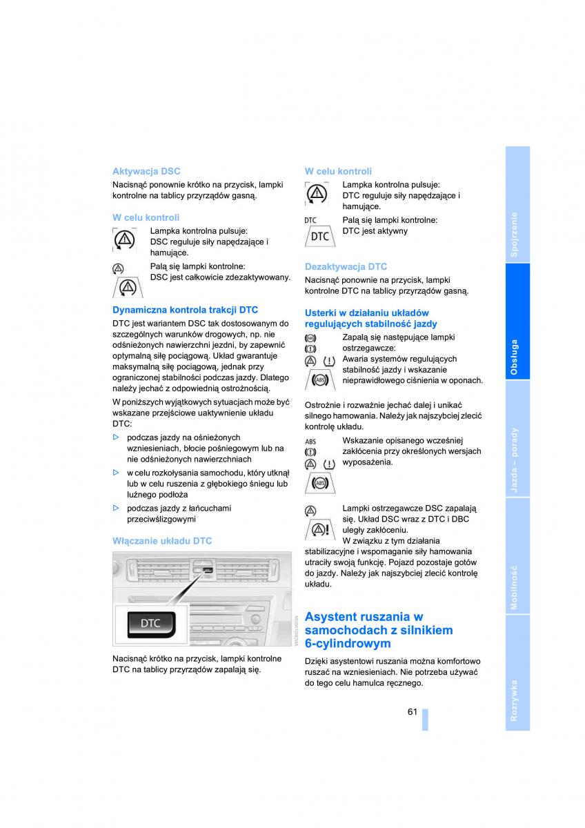 BMW 3 E91 instrukcja obslugi / page 63
