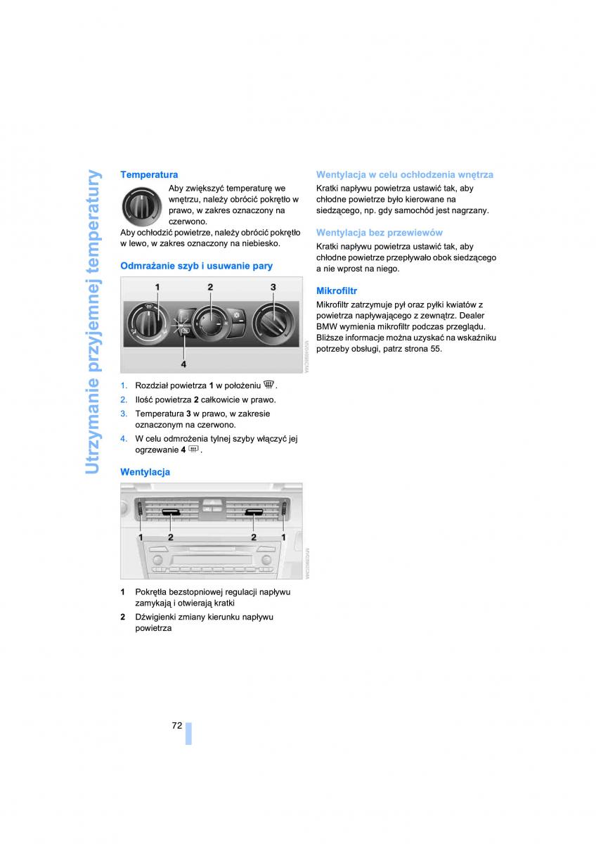 BMW 3 E91 instrukcja obslugi / page 74