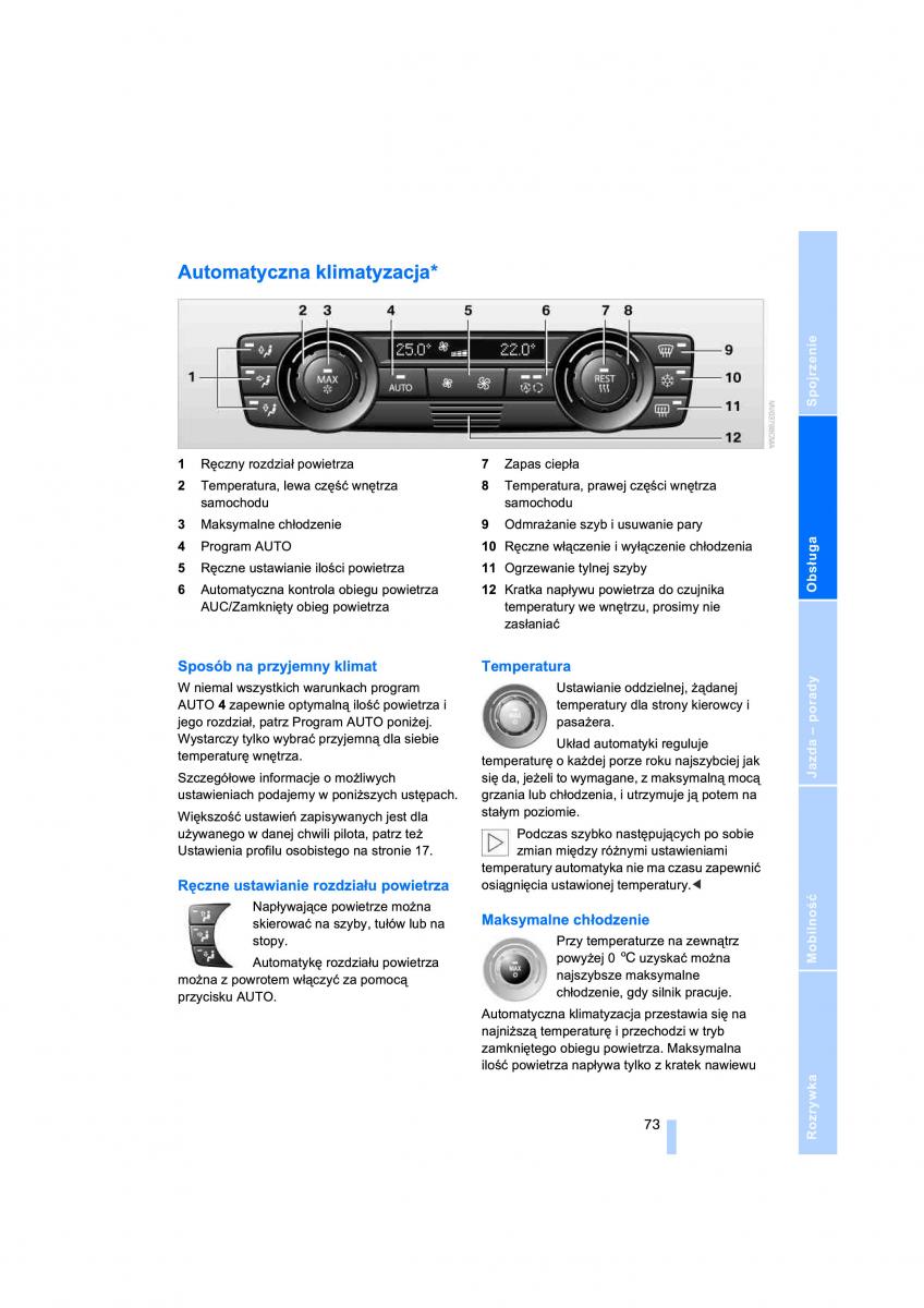 BMW 3 E91 instrukcja obslugi / page 75