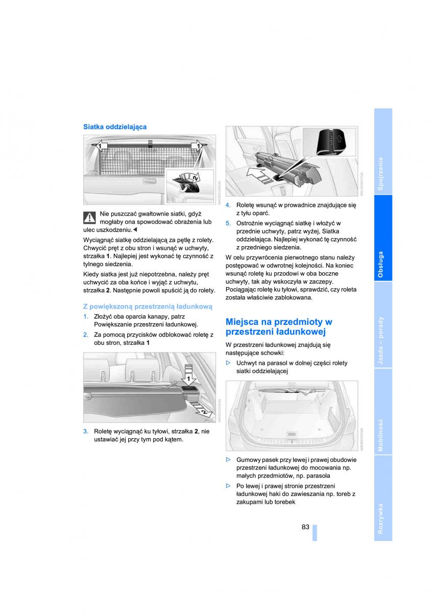 BMW 3 E91 instrukcja obslugi / page 85