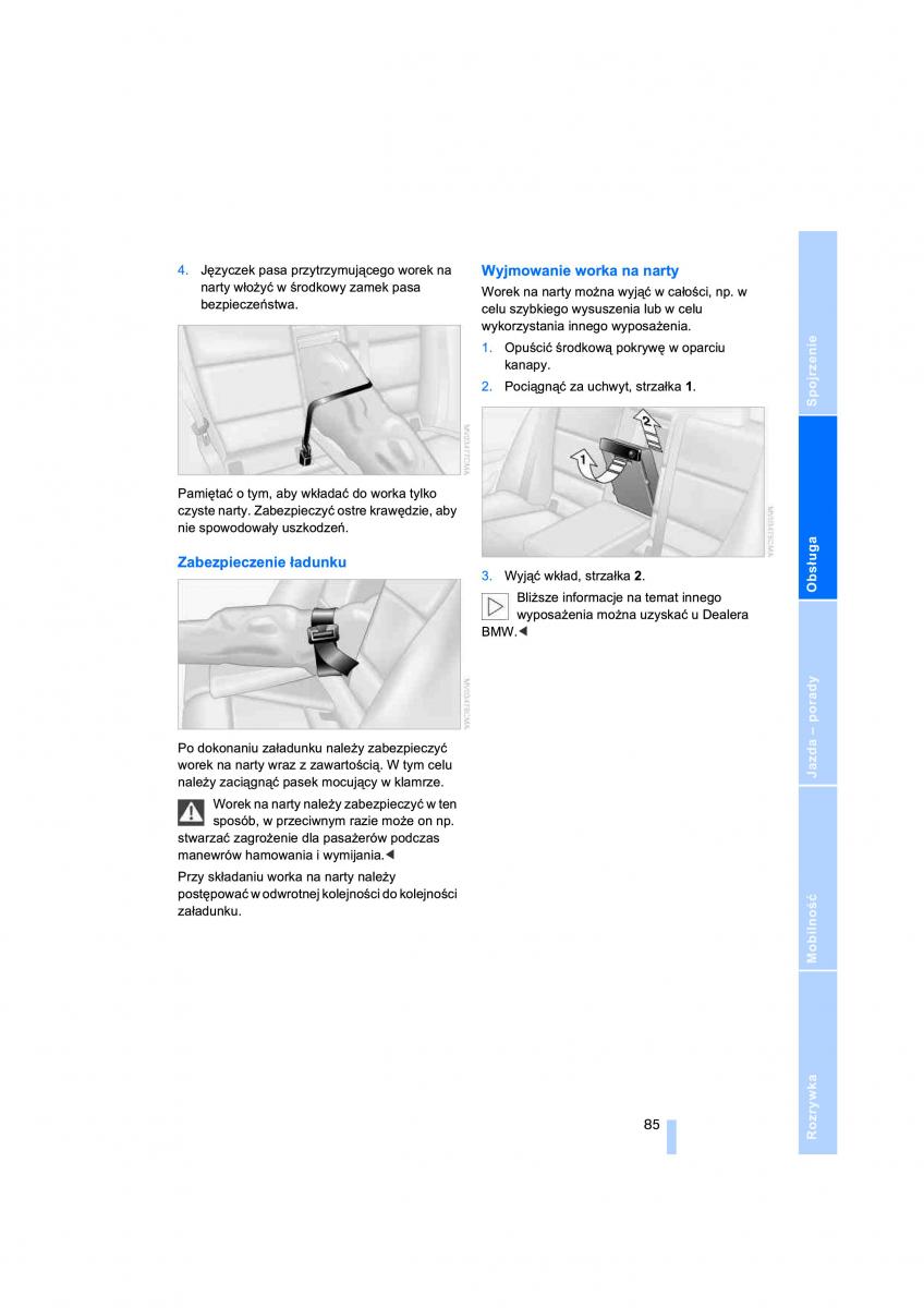 BMW 3 E91 instrukcja obslugi / page 87