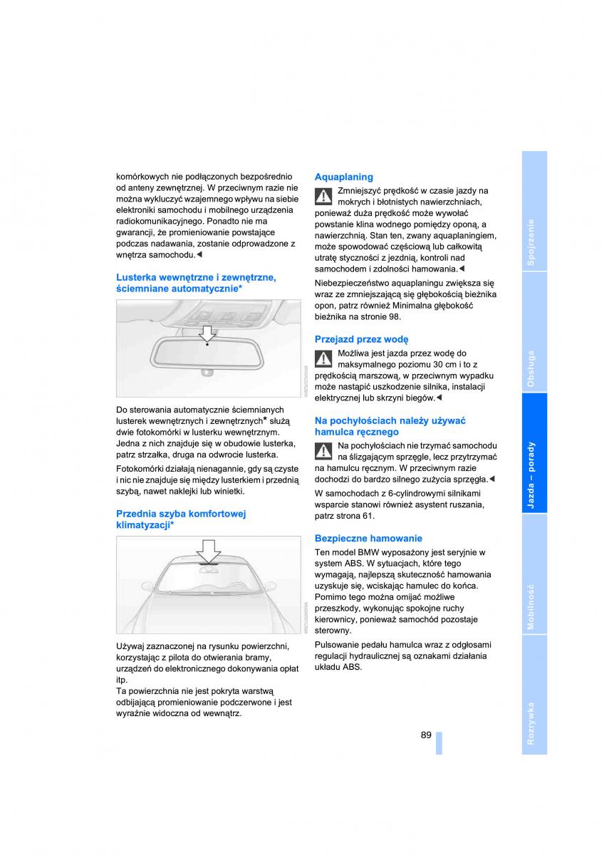 BMW 3 E91 instrukcja obslugi / page 91