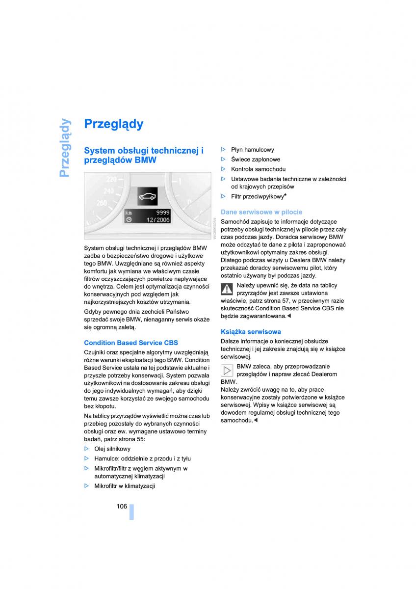 BMW 3 E91 instrukcja obslugi / page 108