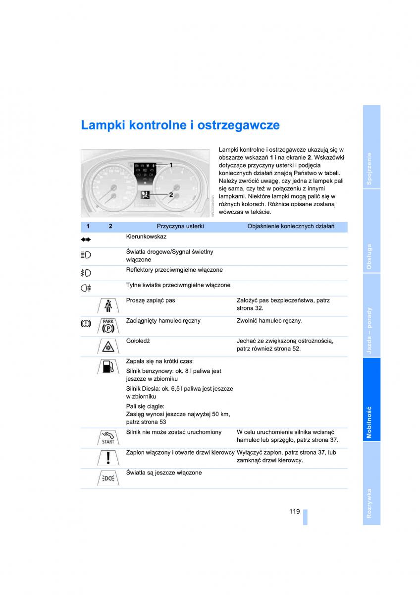 BMW 3 E91 instrukcja obslugi / page 121