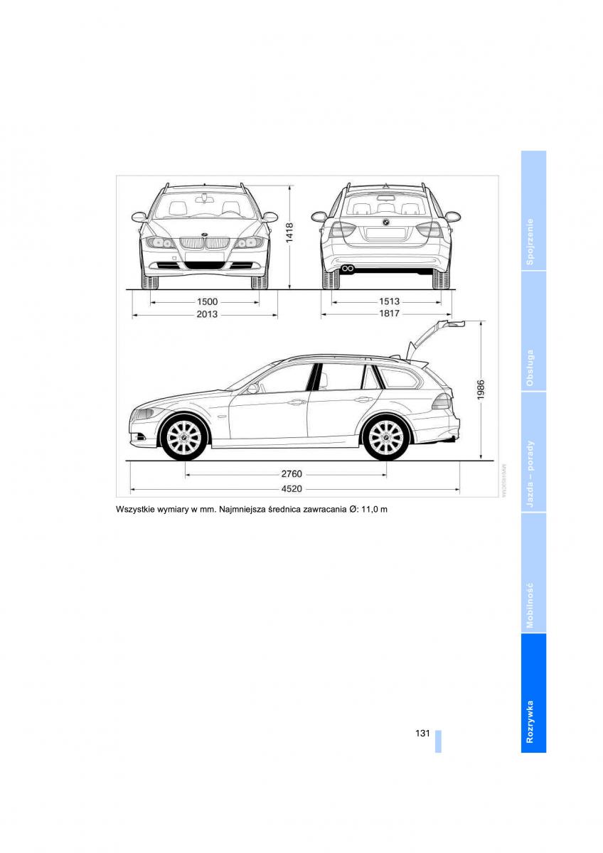 BMW 3 E91 instrukcja obslugi / page 133