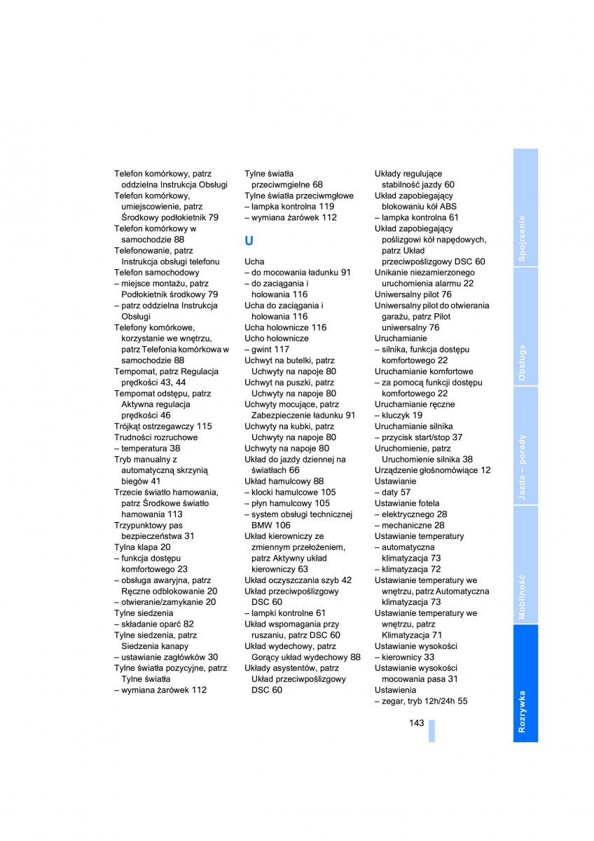 BMW 3 E91 instrukcja obslugi / page 145