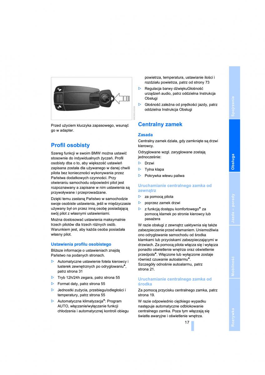 BMW 3 E91 instrukcja obslugi / page 19