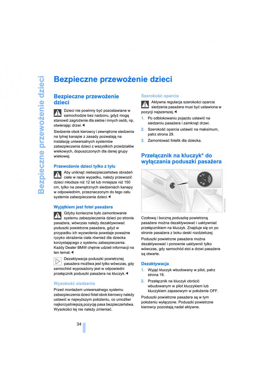 BMW 3 E91 instrukcja obslugi / page 36