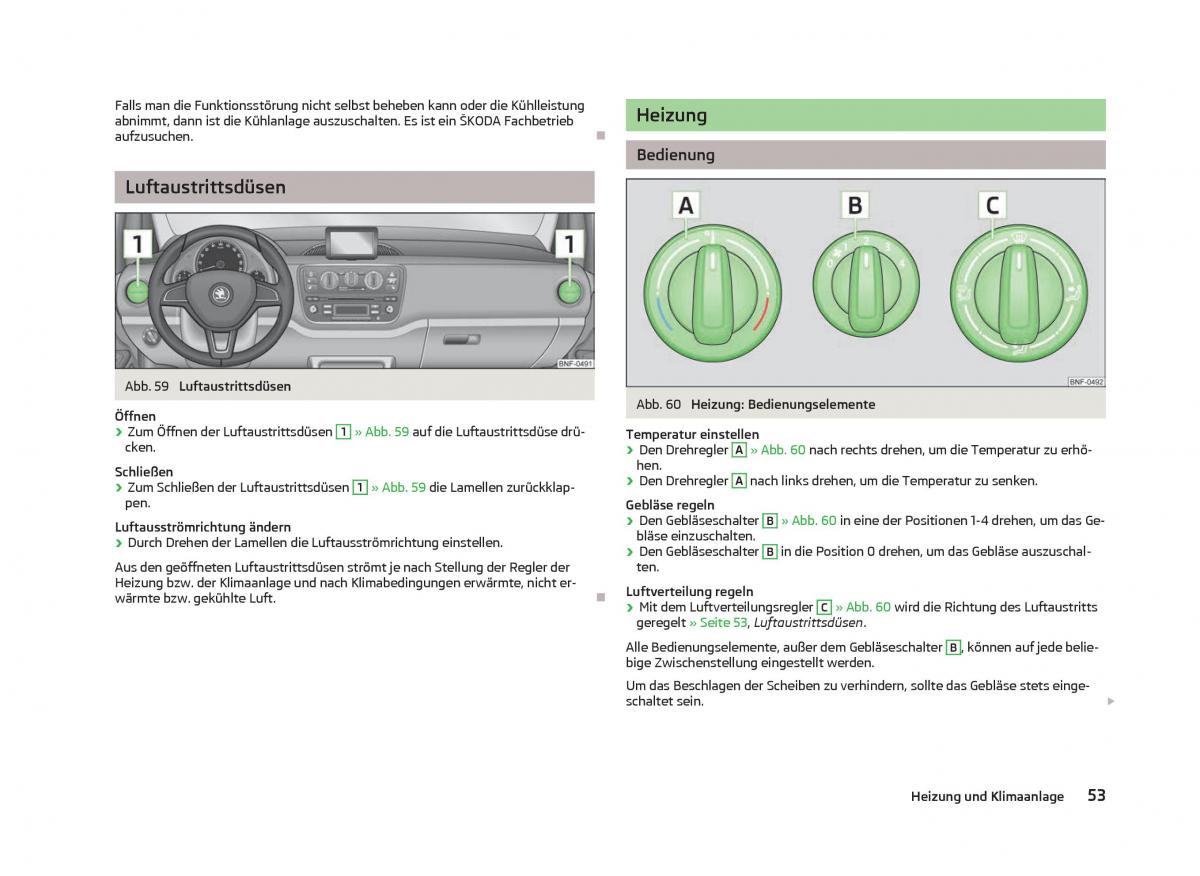 Skoda Citigo Handbuch / page 55