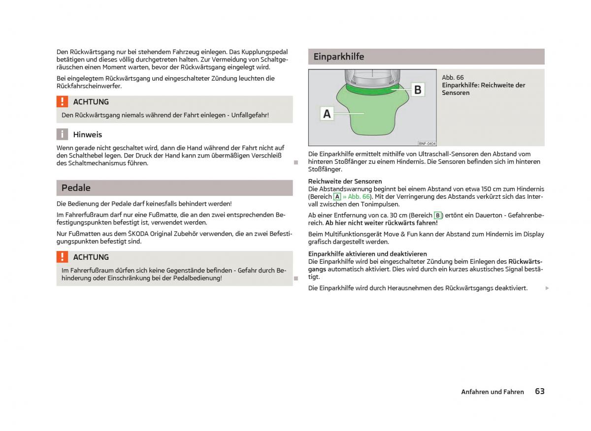 Skoda Citigo Handbuch / page 65