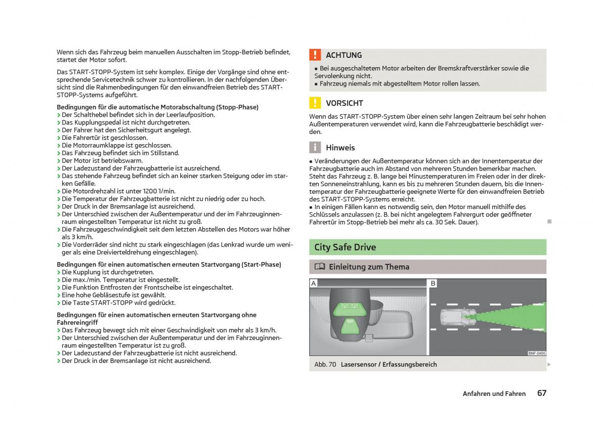 Skoda Citigo Handbuch / page 69