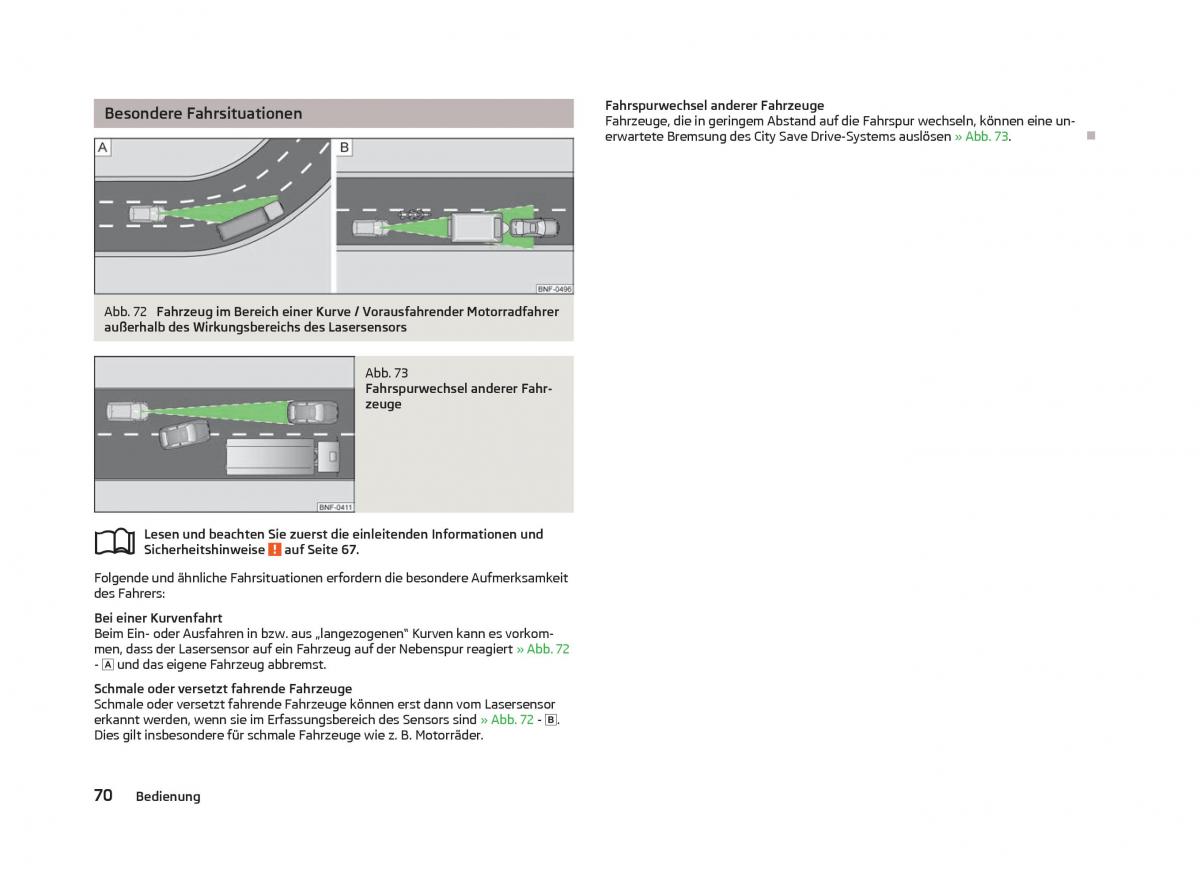 Skoda Citigo Handbuch / page 72