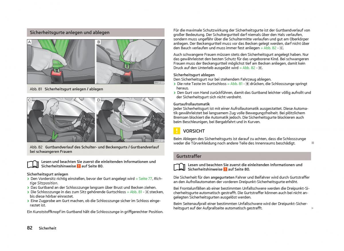 Skoda Citigo Handbuch / page 84