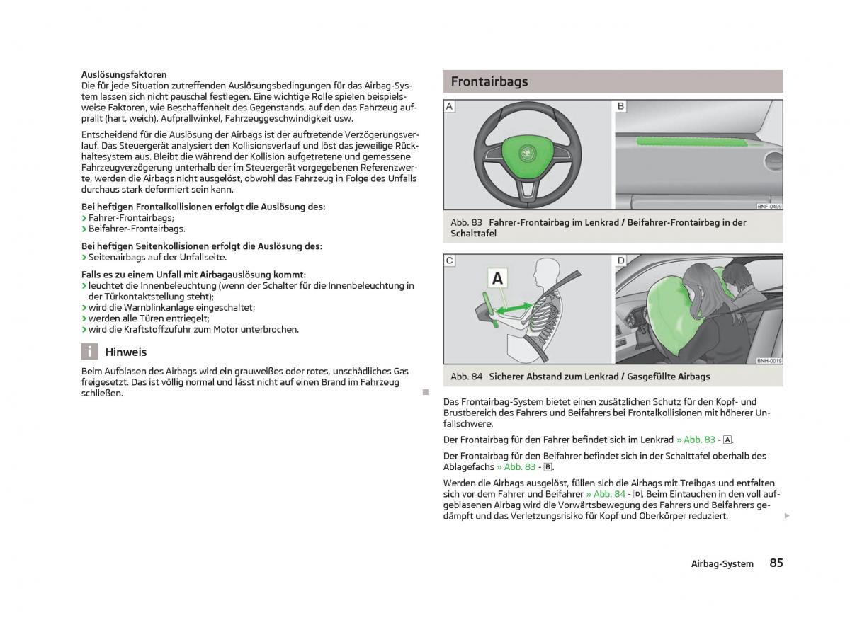 Skoda Citigo Handbuch / page 87