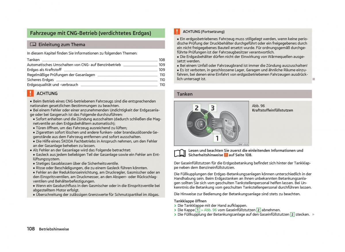 Skoda Citigo Handbuch / page 110