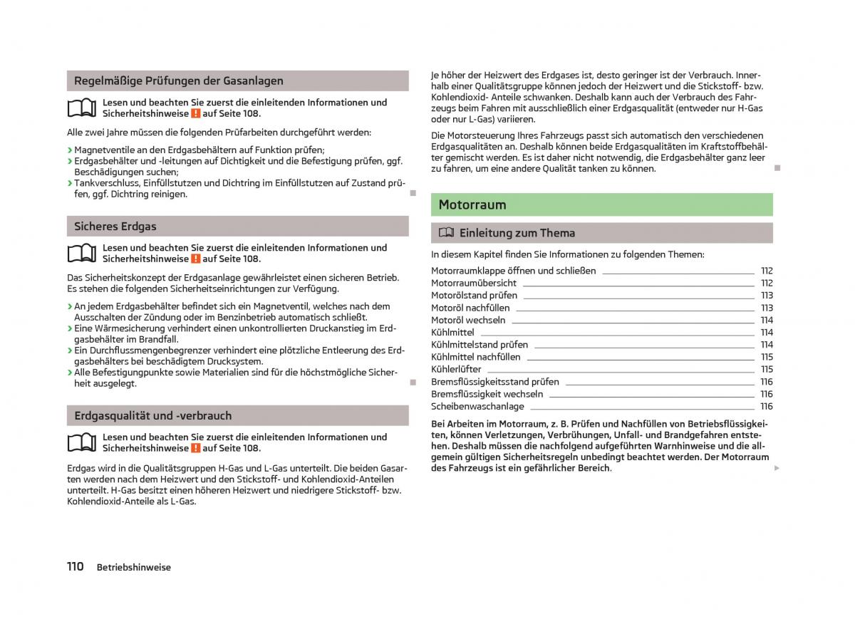 Skoda Citigo Handbuch / page 112