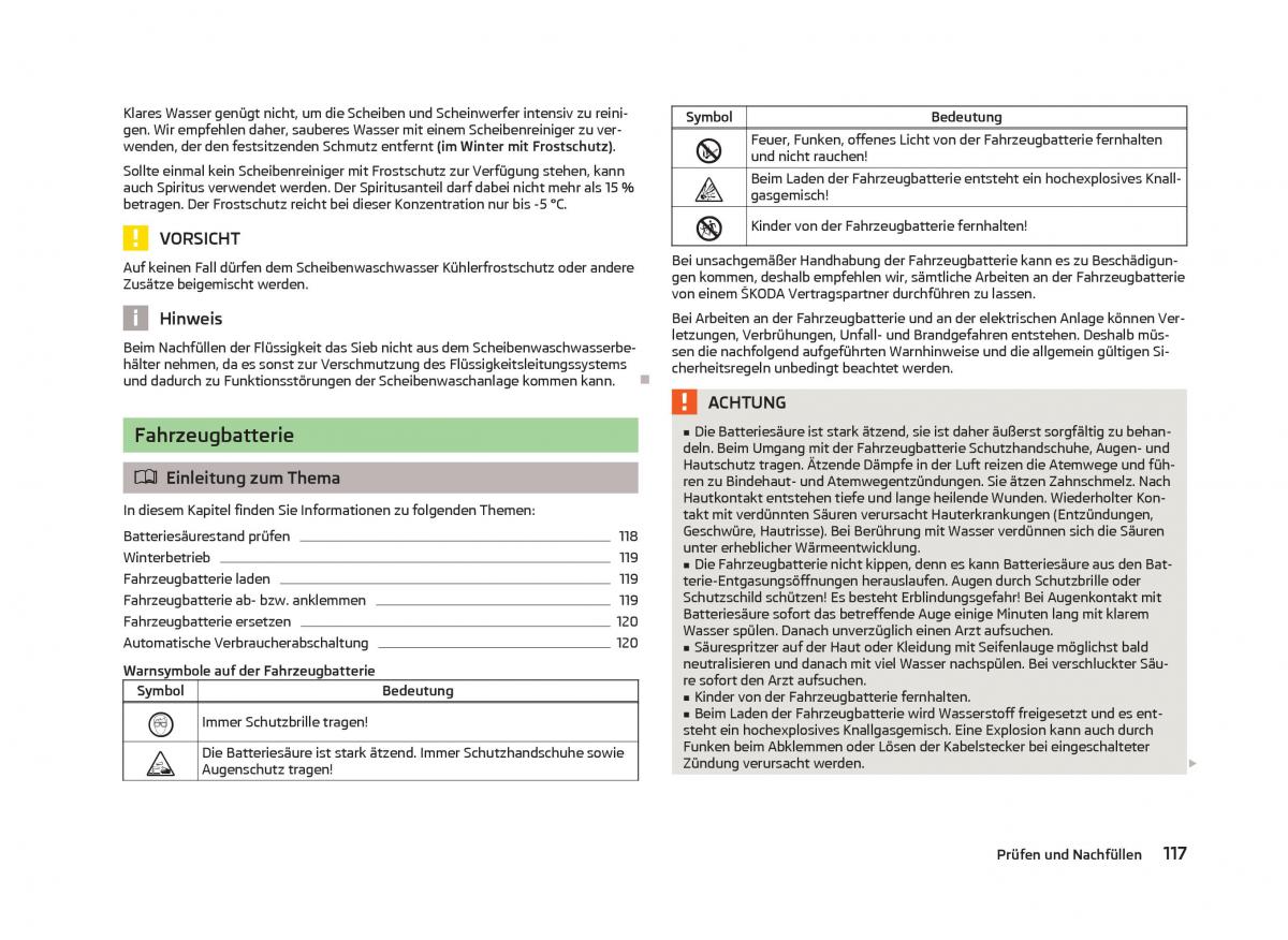 Skoda Citigo Handbuch / page 119