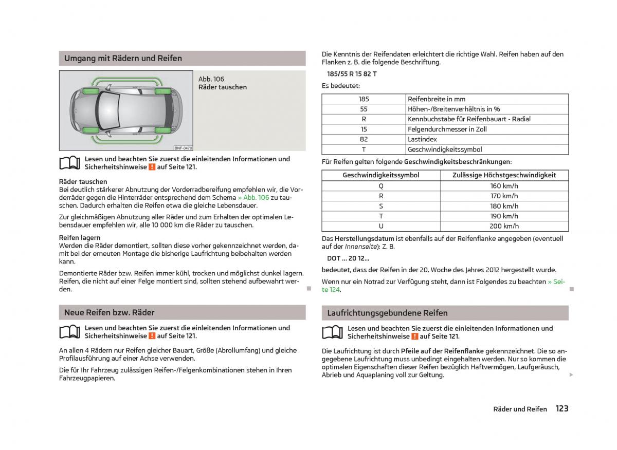 Skoda Citigo Handbuch / page 125