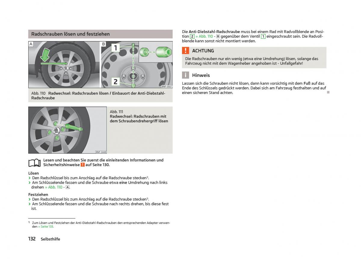 Skoda Citigo Handbuch / page 134