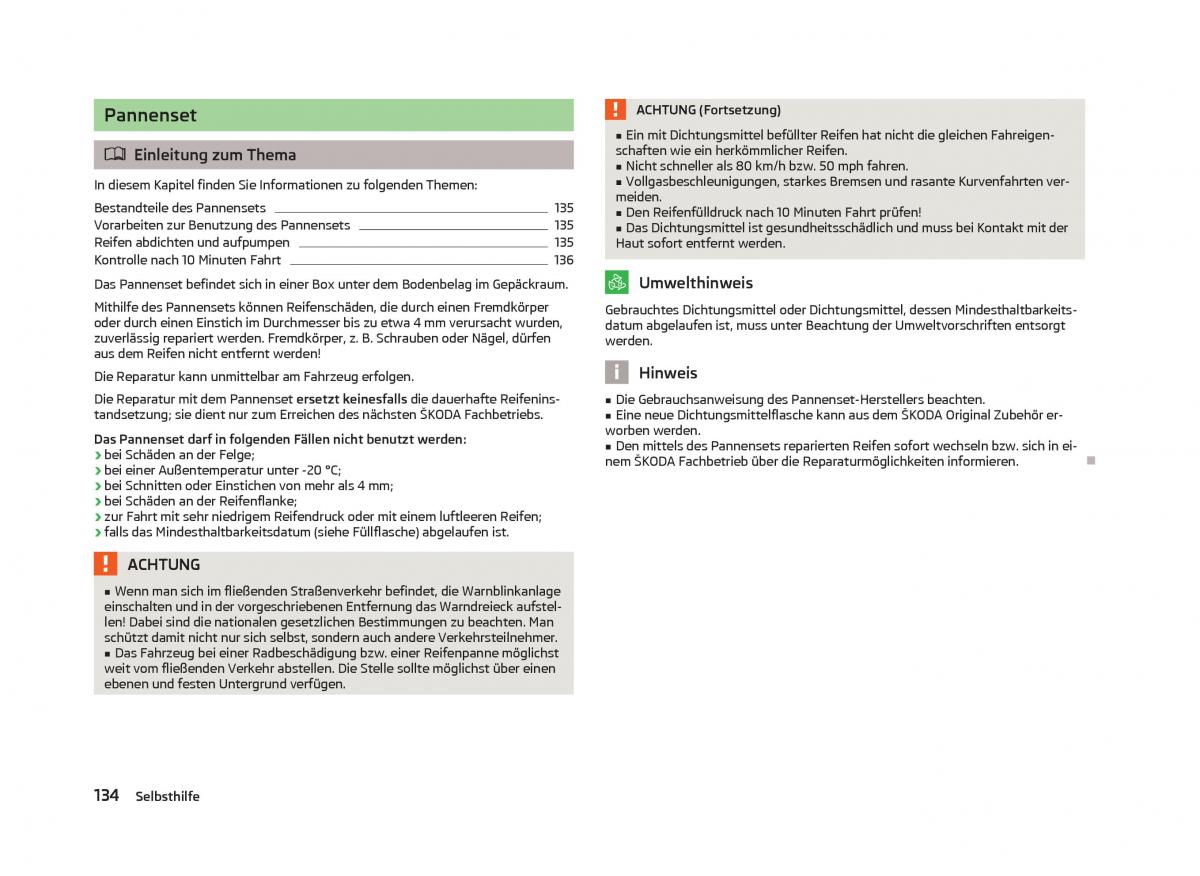 Skoda Citigo Handbuch / page 136