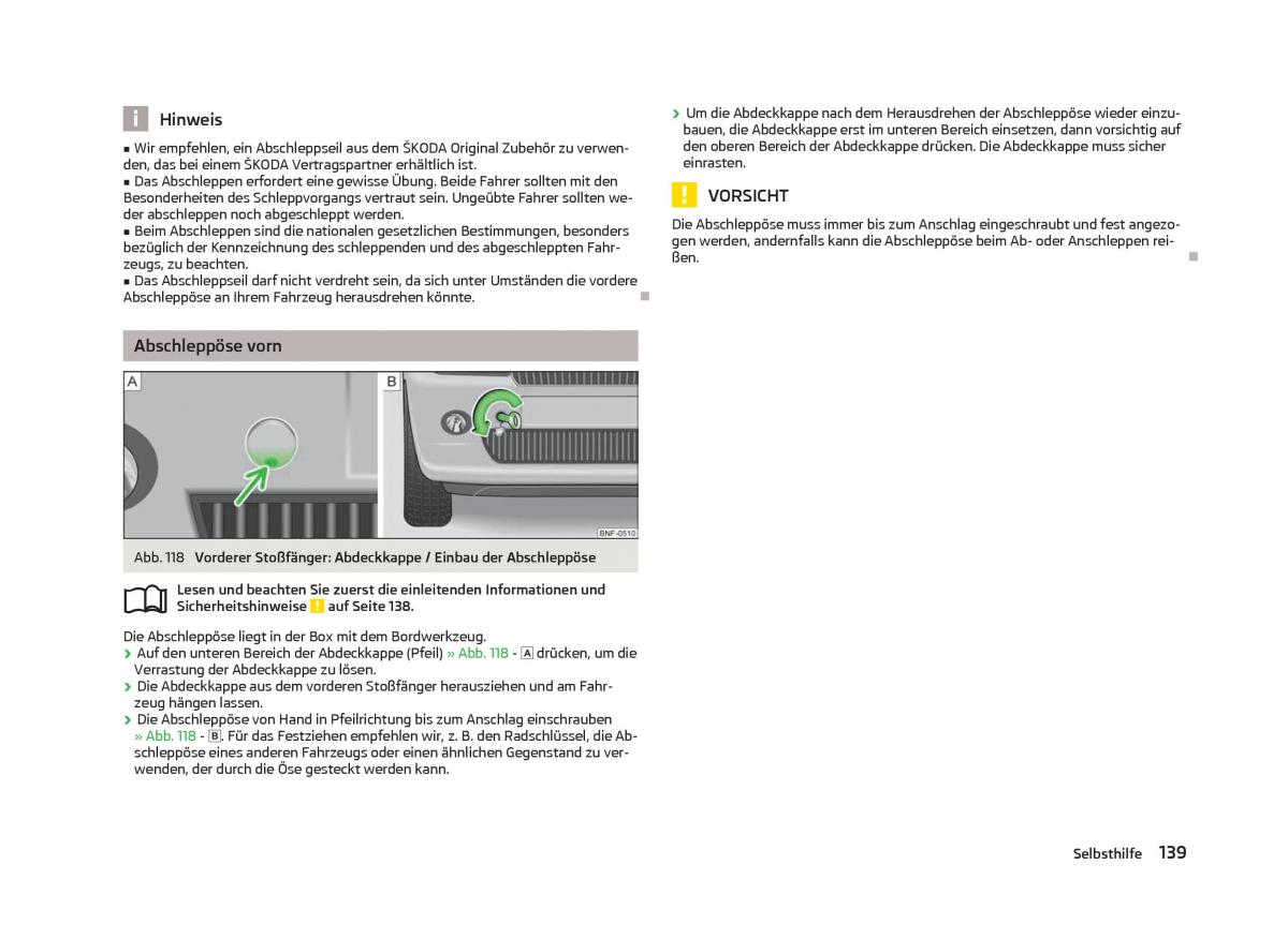 Skoda Citigo Handbuch / page 141