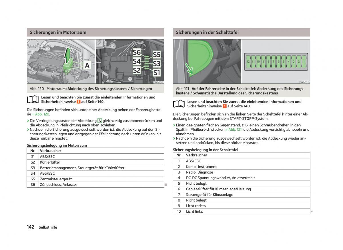 Skoda Citigo Handbuch / page 144