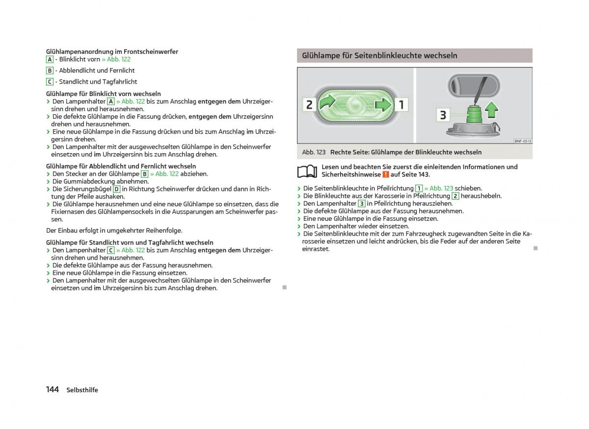 Skoda Citigo Handbuch / page 146