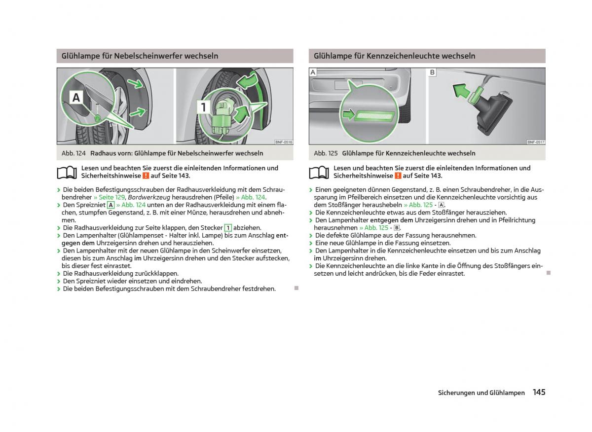 Skoda Citigo Handbuch / page 147