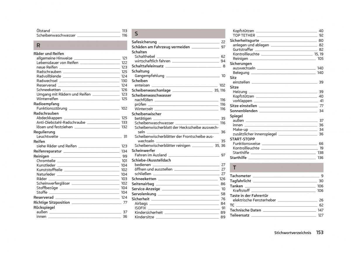 Skoda Citigo Handbuch / page 155