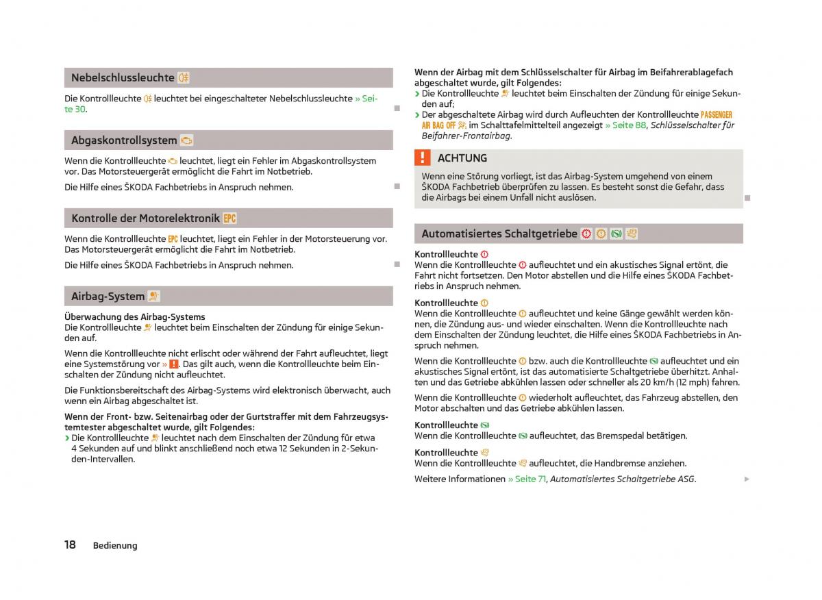 Skoda Citigo Handbuch / page 20