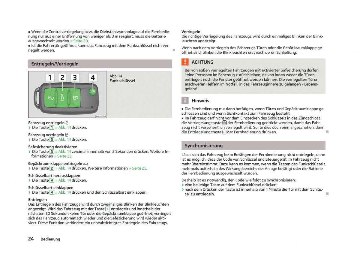 Skoda Citigo Handbuch / page 26