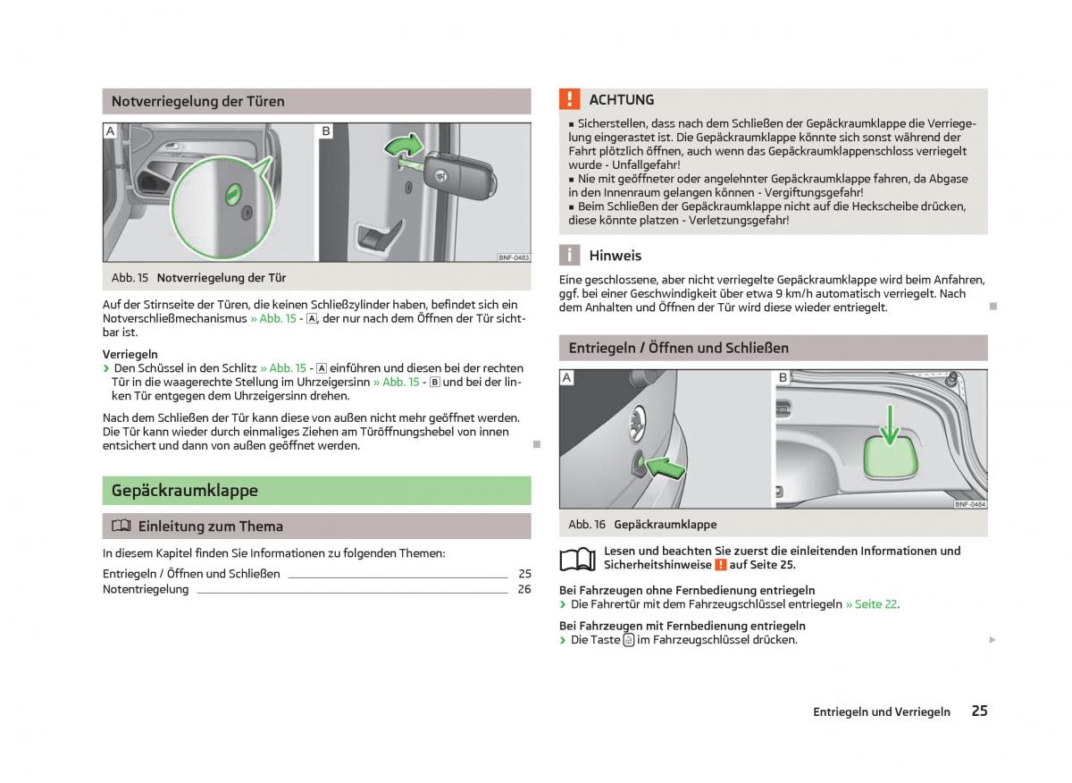 Skoda Citigo Handbuch / page 27