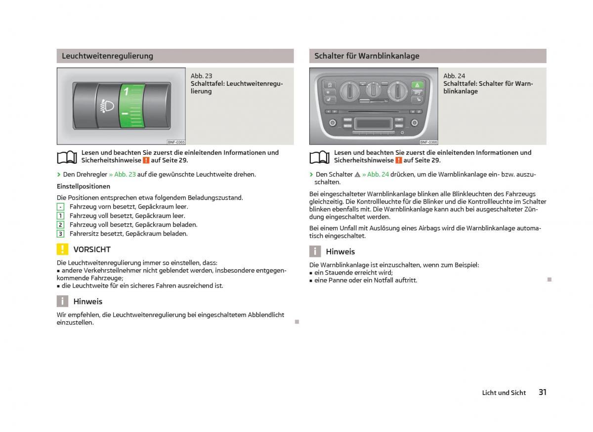 Skoda Citigo Handbuch / page 33