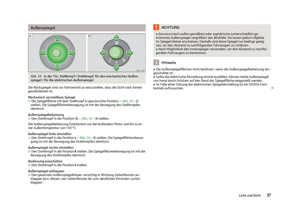 Skoda Citigo Handbuch / page 39