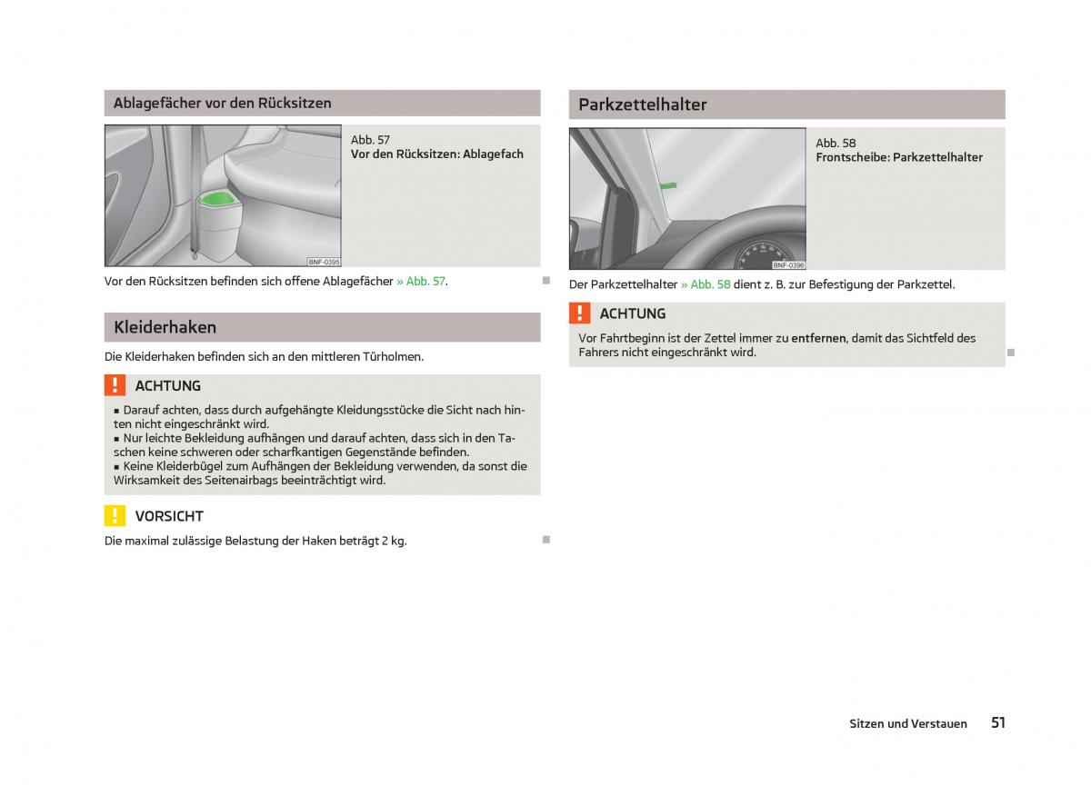 Skoda Citigo Handbuch / page 53