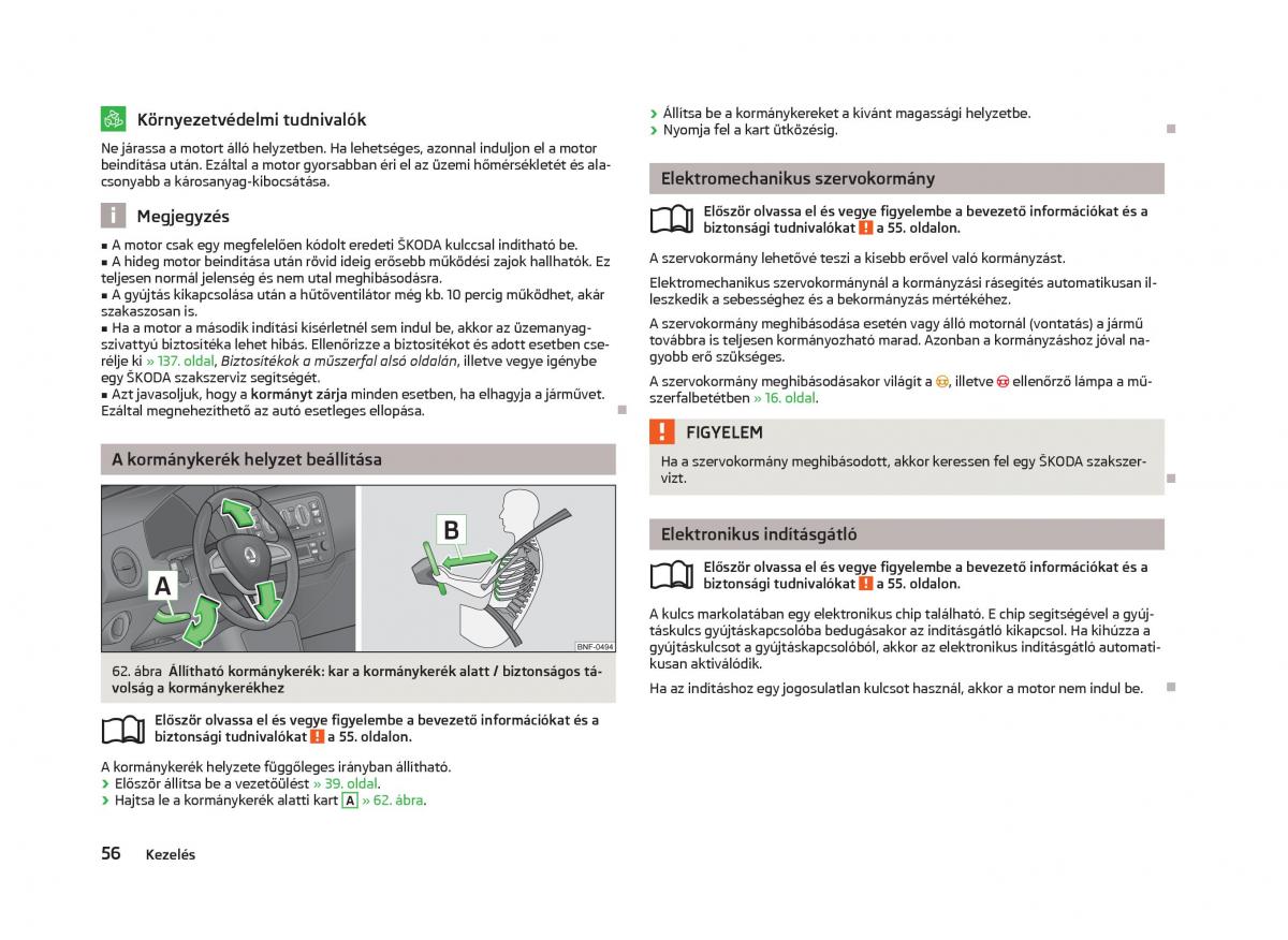 Skoda Citigo Kezelesi utmutato / page 58