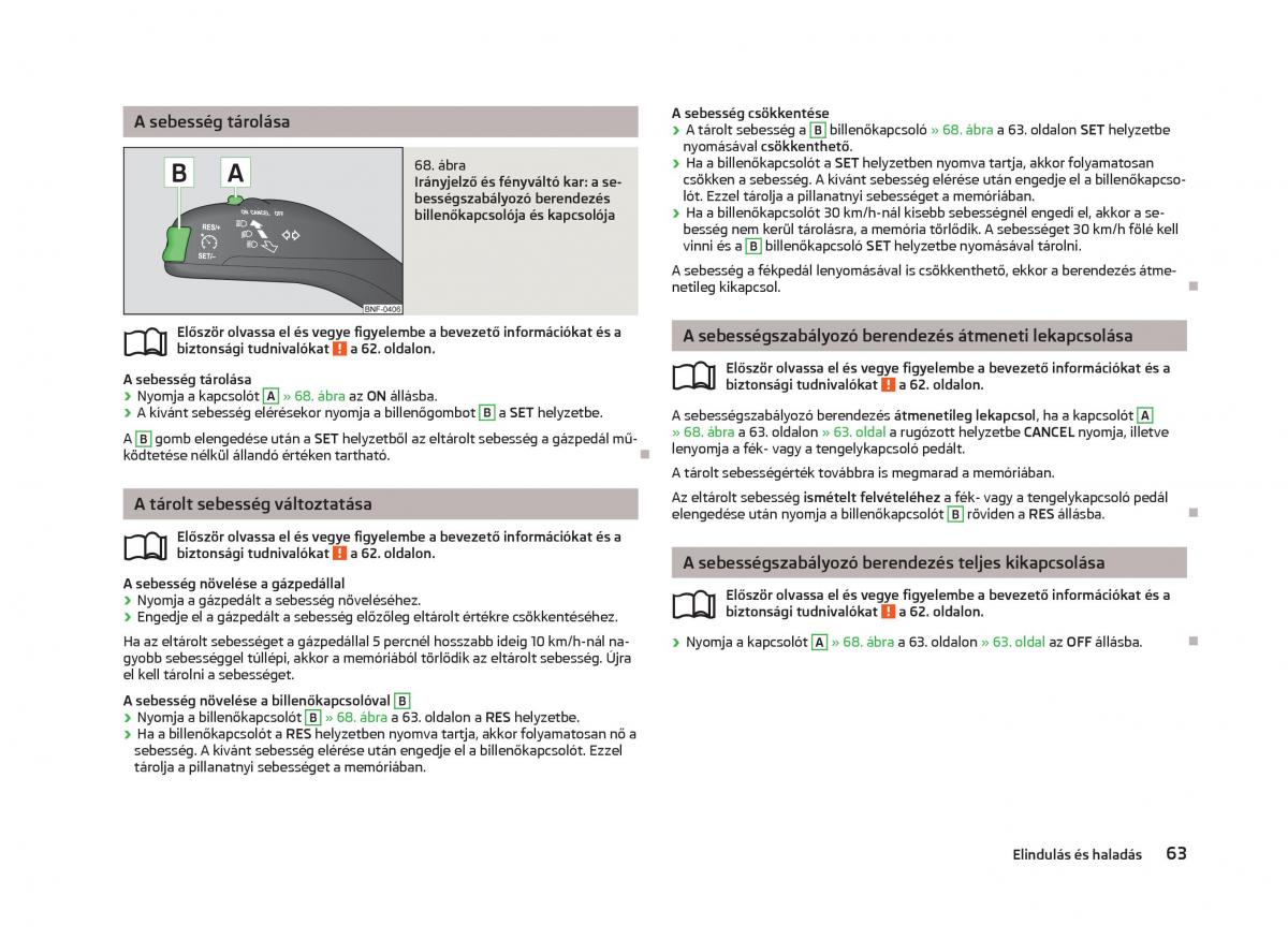 Skoda Citigo Kezelesi utmutato / page 65