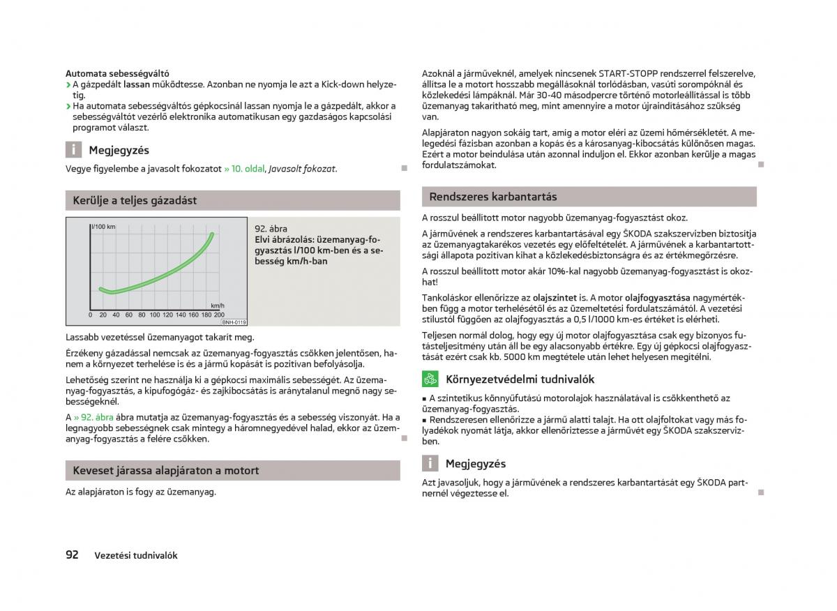 Skoda Citigo Kezelesi utmutato / page 94