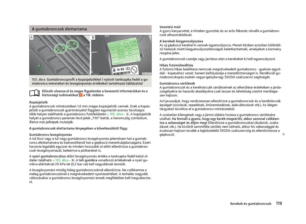 Skoda Citigo Kezelesi utmutato / page 121